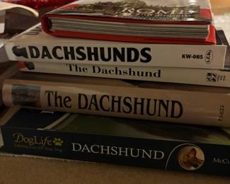 Collection of Dachshund Books including The Dachshund by Grayce Greenburg and DogLife Lifelong Care for Your Dog