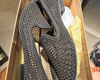 Me Too Yale Black Perforated Loafer Flats