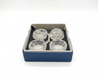 Crystal Salt Cellars with Spoons Set second image