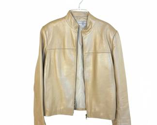 St. John Sport by Marie Gray Leather Jacket