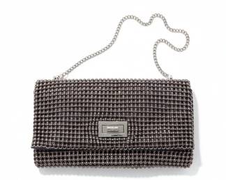 BCBGMAXAZRIA Beaded Clutch with Chain Strap third image
