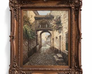 European Street Scene Painting C third image