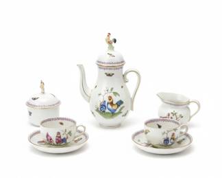 Herend Porcelain Rothschild Bird Tea Set third image