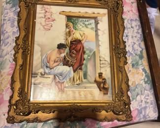 KPM Porcelain Plaque Depicting Classical Scene second image