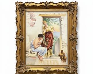 KPM Porcelain Plaque Depicting Classical Scene third image