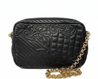 Versace Vanitas Quilted Leather Shoulder Bag