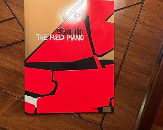 Elton John The Red Piano Program Book