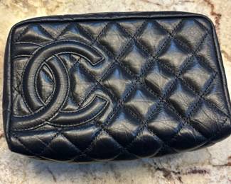 Chanel Cambon Ligne Cosmetic Pouch