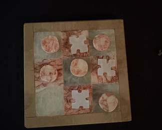 Marble and Stone TicTacToe Set