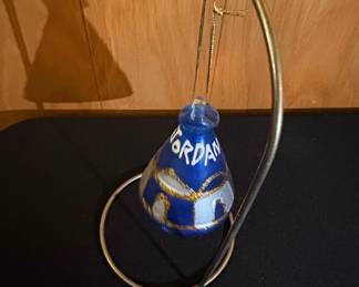 Glass Souvenir Bell Ornament Jordan second image