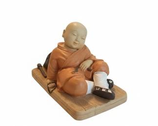 Sleeping Monk Figurine