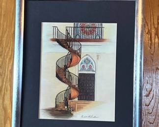 The Miraculous Staircase at Loretto Chapel, Santa Fe, NM by Michele M. Brokaw third image