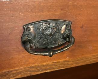 Victorian Eastlake Walnut Dresser with Mirror fifth image