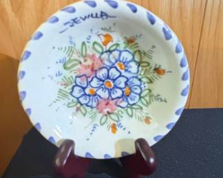 HandPainted Talavera Sevilla Spain Pottery Trinket Dish
