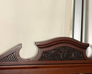 Victorian Eastlake Walnut Dresser with Mirror fourth image