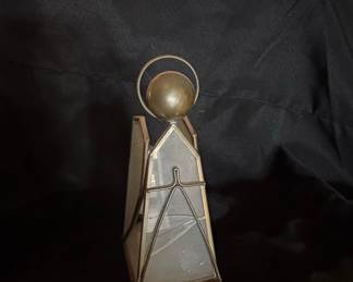Vintage Glass Angel Lantern