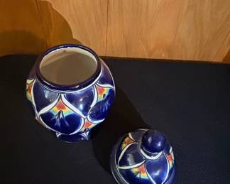Talavera Pottery Ginger Jar with Lid second image