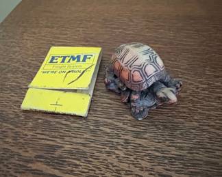 Vintage Turtle Figurine