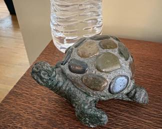 Stone and Resin Turtle Figurine second image