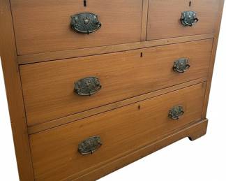 Victorian Eastlake Walnut Dresser with Mirror third image