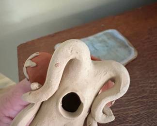 Mexican Folk Art Donkey Ceramic Figurine fourth image