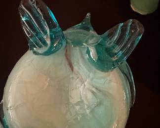 Blown Glass Sea Turtle Figurine third image