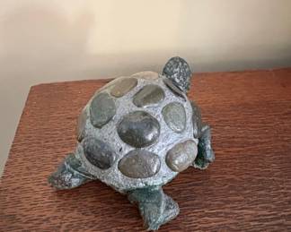 Stone and Resin Turtle Figurine third image