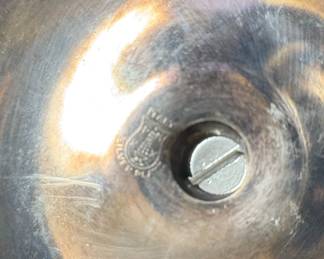 Antique Sterling Silver and Crystal Brandy Warmer third image