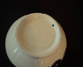 Vintage Portuguese Blue and White Ceramic Pitcher second image