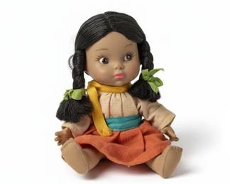 Vintage Mexican Folk Doll