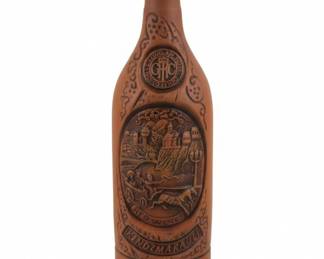 Kindzmarauli Georgian Ceramic Clay Wine Bottle