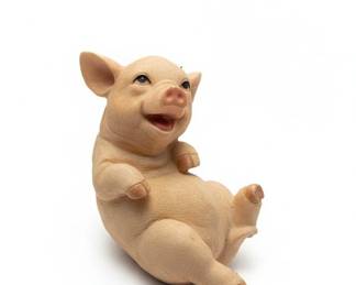 Vintage Ceramic Pig Figurine