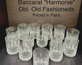 Baccarat Harmonie Dbl Old Fashoineds