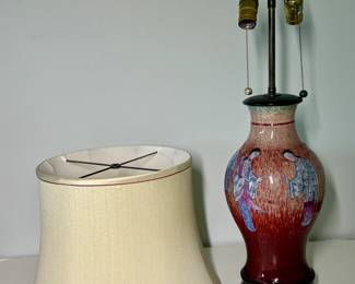 Chinese Oxblood with Figures