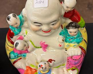Porcelain Laughing Buddha 