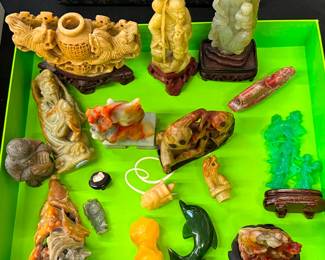 Asian Collectibles and Soap Stone