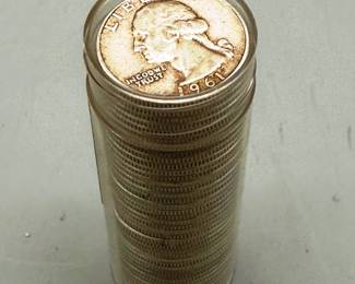40 Washington Silver Quarters