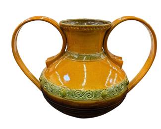 Large Artisit Signed Hand Made Pottery Vessel