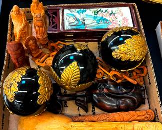 Carved Figures, Asian Collectibles