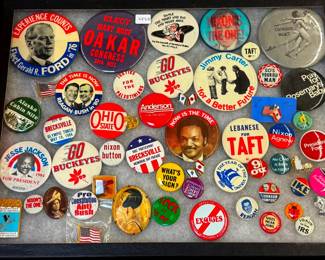 Politcal Buttons and more