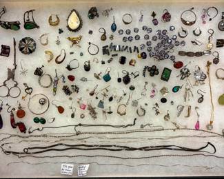 Sterling Silver pieces, gemstones and more