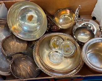 Silver Plated Serving Dishes