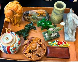 Asian Collectibles, Soap Stone and more
