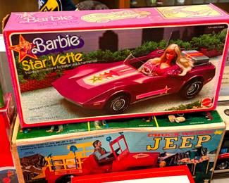 Barbie Star Vette and Jeep