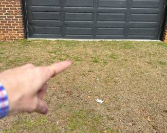 This is where the line will form for the large garage. 6am on Wednesday we'll give out numbers. 