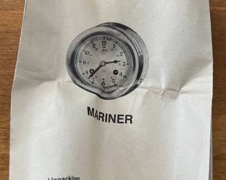 Manual for the clock. 