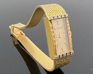 14kt diamond Seiko ladies watch with 14kt band