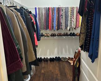 Men’s clothing and shoes. Dress clothes, size medium to large..shoe sizes 9-10