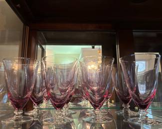 Tiffin-Franciscan Wisteria Pink Ice Tea Glasses $15 Each