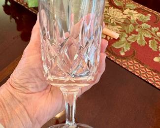 This is a Gorham Crystal King Edward pattern iced tea glass or goblet. $15 Each